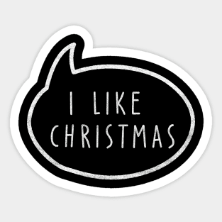 Christmas story - i like christmas Sticker